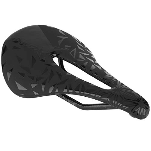 Mountain Bike Seat : Cycling Accessory(Black) Shock Mountain Bike Saddle Using Full Hollow Out Structure Design For Field Camping And Traveling(black, 155mm)