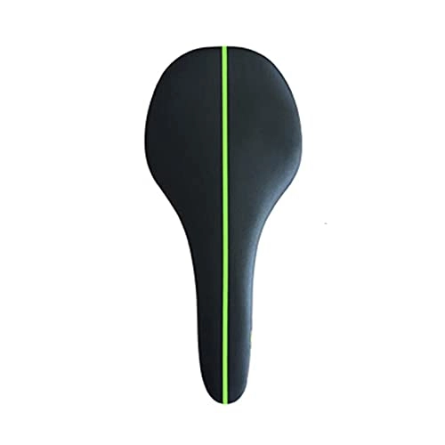 Mountain Bike Seat : Fixed gear Mountain MTB BMX ROAD Cycling bike Bicycle saddle soft cushion brown parts Accessories Bicycle seat (Color : Black Green Line)