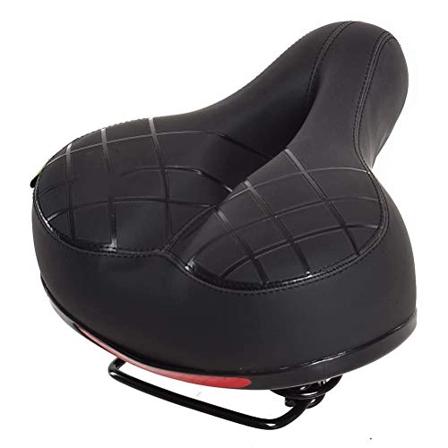 Mountain Bike Seat : Fovor Wide Soft Bike Seat Cushion Shockproof Design Big Bum Extra Extra Comfortable Soft Gel Bicycle Seat Cycle Saddle Mountain Bike Cycling, Bicycle Saddle for Men Women (Spring section)