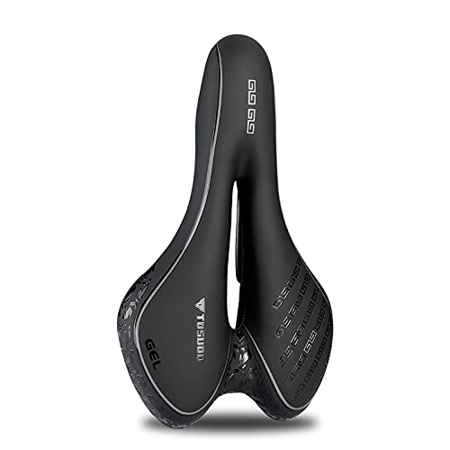 Mountain Bike Seat : FYTVHVB Mountain Bike Saddle For Men And Women, Comfortable Bicycle Seat Replacement, Shock-absorbing And Waterproof Saddle Accessories, Soft Silicone Cushion, with Installation Tools