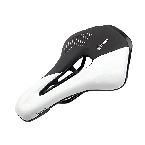 Mountain Bike Seat : GFMODE Bicycle Seat MTB BMX Mountain Bike Saddle For Bikes Racing Soft Shock Absorber Breathable Cycle Triathlon Cycling Accessories (Color : 06)
