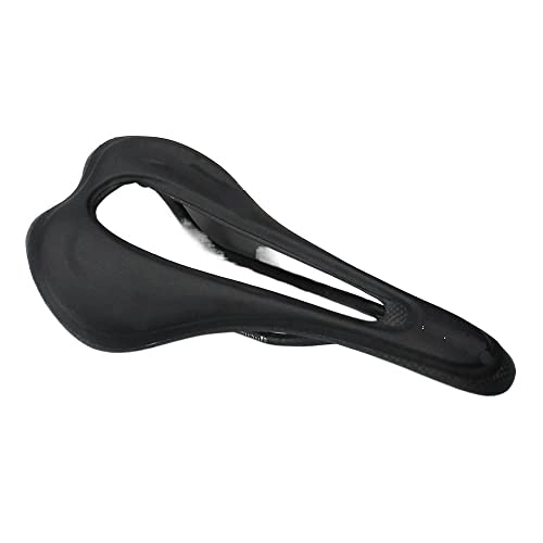 Mountain Bike Seat : GFMODE Carbon Fiber Road Bicycle Saddle Mountain Bike Lightweight and comfortable seat (Color : Matte Black)