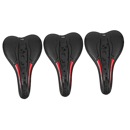 Mountain Bike Seat : Happyyami 3pcs Mountain Bike Saddle Cycle Cushion Thickened Bike Saddles Cushion for Bicycles Mtb Cushions Racing Seats Creative Bike Cushion Man Racing Car Universal Polyurethane Gel