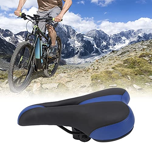 Mountain Bike Seat : Hollow Saddle Cushion, Enlarged Rear Wing Design Mountain Bike Saddle Cover Soft and Resilient for Mountain Bike for Home