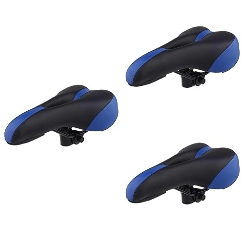 Mountain Bike Seat : INOOMP 3 Pcs Bicycle Seat Road Bike Comfortable Mtb Saddle Kids Seat Wide Bike Saddle Padded Saddle Bike Cushion Kids'+bicycles Thickened Saddle for Mountain Bike Sponge Bike Cover Child