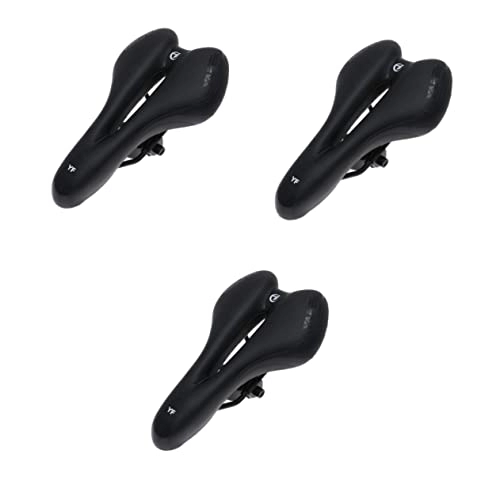 Mountain Bike Seat : INOOMP 3pcs Bike Seat Bicycle Seats Road Bike Saddle Hollow Out Bike Cushion Pad for Mtb Bike Saddle for Mtb Car Seat Mountain Bike Soft