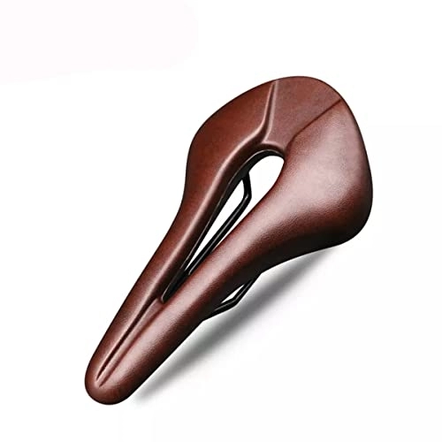 Mountain Bike Seat : JINPENGRAN Bicycle Saddle, Hollow Bicycle Cushion PU Leather Soft Comfortable Seat For Men Women Road Mountain Cycling Saddles, C