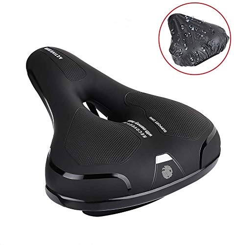 Mountain Bike Seat : Karcore Bike Seat Comfort Bike Saddle with Memory Foam Breathable Soft Bicycle Cushion for Women Men MTB Mountain Bike / Exercise Bike / Road Bike Seats