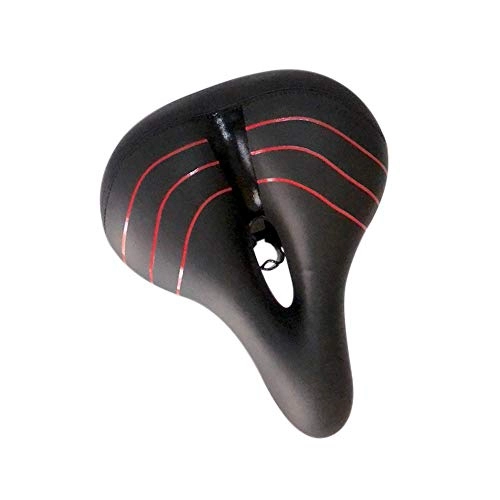 Mountain Bike Seat : Keai Bicycle seat Bicycle Mountain Bike Silicone accessories equip with tail light saddle 260 * 190mm