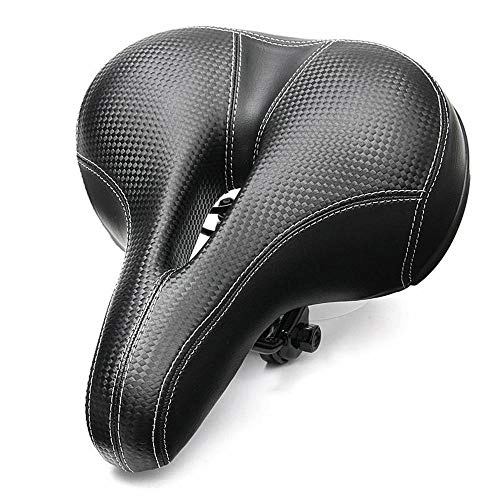 Mountain Bike Seat : Keai Bicycle seat Comfortable thickening soft elastic sponge mountain Bike Saddle 26 * 20cm