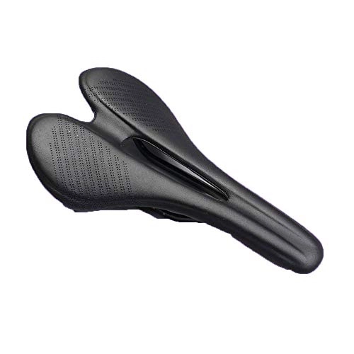 Mountain Bike Seat : Keai Bicycle seat Mountain bike all carbon carbon bow lightweight hollow seat saddle 27 * 14.3cm