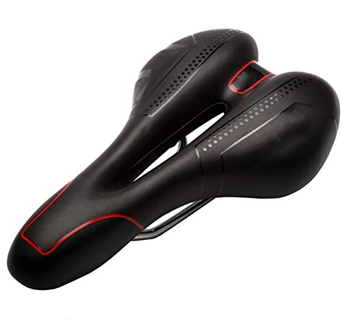 Mountain Bike Seat : Keai Bicycle seat Mountain Bike comfort Soft ride hollow breathable saddle seat cushion