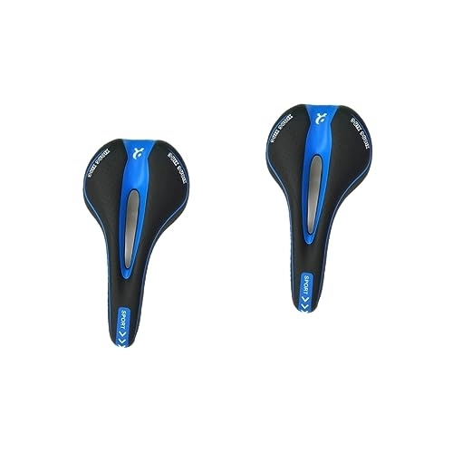 Mountain Bike Seat : Kisangel 2 Pcs Outdoor Bike Mountain Bike Cushion Saddle Mountain Bike Bikes for Men Bike Seat Saddle Mountain Bike Saddle Road Mountain Mtb Seat Mtb Bike Cycle Seat Soft Bike Gel Pad Child