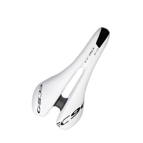 Mountain Bike Seat : Lightweight Bike Saddle Seat Bikes Mountain Bike Men Bike Mohawk Comfortable Ride Bike Saddle Super Fiber Leather Bike Seat Man Sense of Texture Bike Saddle Bike Mat White Hollow