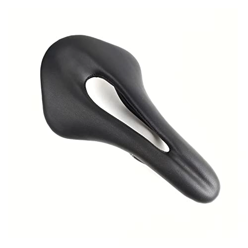 Mountain Bike Seat : MBROS Full-Carbon Fiber Pack Light Weight Lightweight Saddle Fit For Road Bike MTB Mountain Bike Bicycle (Color : NO LOGO BLACK 3k)