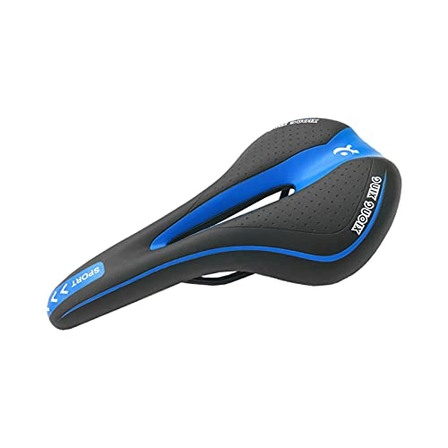 Mountain Bike Seat : MCYAW MTB Bicycle Saddle Seat Big Butt Bicycle Road Cycle Saddle Mountain Bike Gel Seat Shock Absorber Wide Comfortable Accessories (Color : Type 2)