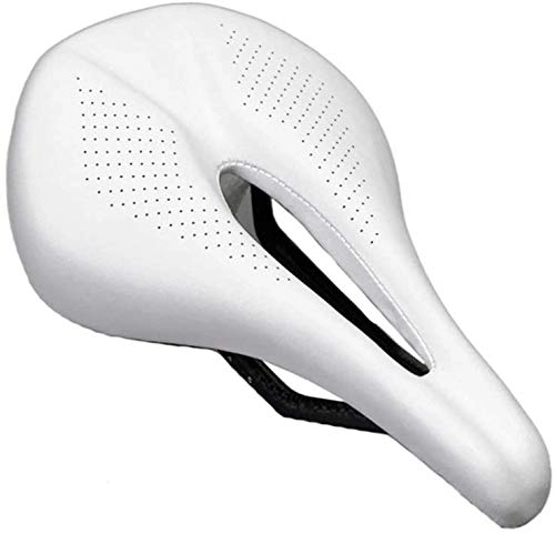 Mountain Bike Seat : MGE Bicycle Seat, Mountain Bike Road Bike Saddle Comfort, Breathable Gel Saddle (Color : D)