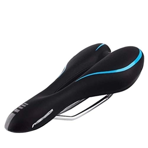Mountain Bike Seat : MISS YOU Road bike seat Thick silicone saddle saddle mountain bike cushion super soft and comfortable bicycle equipment accessories (Color : C)