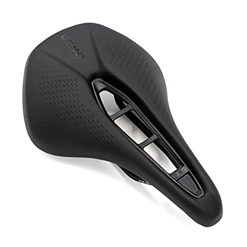 Mountain Bike Seat : MOEENS Comfortable Bicycle Saddle, Bike Saddle MTB Bike Saddles Bicycle Seat Black Road MTB Mountain Bicycle Cushion 243 * 155mm Bike Parts Bike Seat