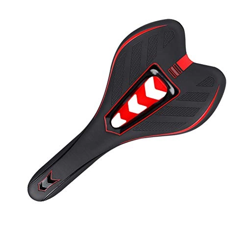 Mountain Bike Seat : Mountain Bike Saddle, Road Bicycle Seat Comfortable Breathable Easy To Install, Suitable For Any Type Of Bike, Black