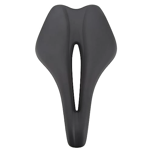 Mountain Bike Seat : Mountain Bike Seat, Soft Thickened Breathable Black Bike Saddle Replacement Hollow Bicycle Cushion for Mountain Bike, Road Bike