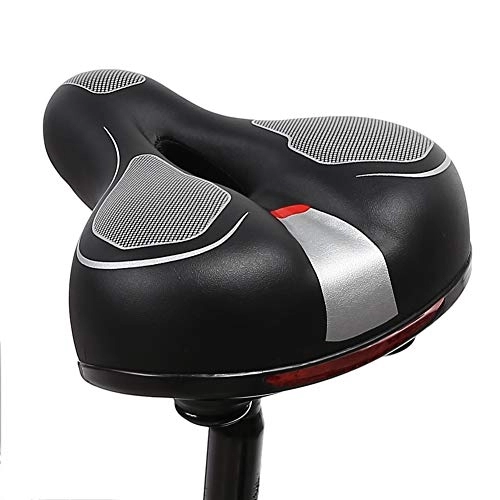 Mountain Bike Seat : Mountain Road Bike Soft Seat Hollow Comfortable Shockproof Bicycle Saddle Replacement