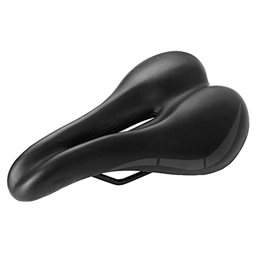 Mountain Bike Seat : MTB Road Cycling Comfortable Cycling Seat Shockproof Bicycle Saddle Mountain Bike Saddles Cushion PU Breathable Hollow Seat For