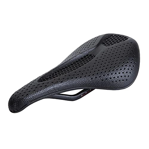 Mountain Bike Seat : Myhoomowe Bicycle Saddle 3D Printed Carbon Fiber Comfortable Cushion Mountain Road Bike Cushion Bee 3D-1
