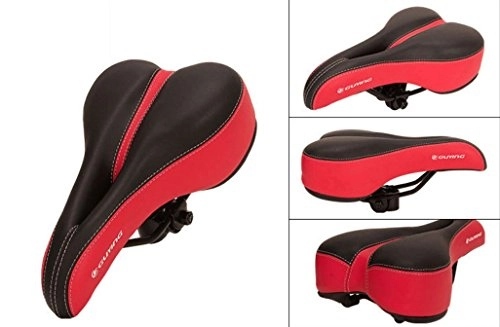 Mountain Bike Seat : Nalmatoionme Saddle Comfortable Mountain Outdoor Bike Cycling Seat (Red)