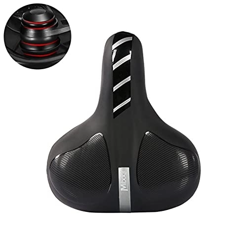 Mountain Bike Seat : NC 3 D Bicycle Saddles, Thickened Widened Road Bicycle Saddles Men And Women, Hollow Breathable Comfortable Mountain Bike Saddles, Bicycle Accessoriesft Cyclingbike Seat