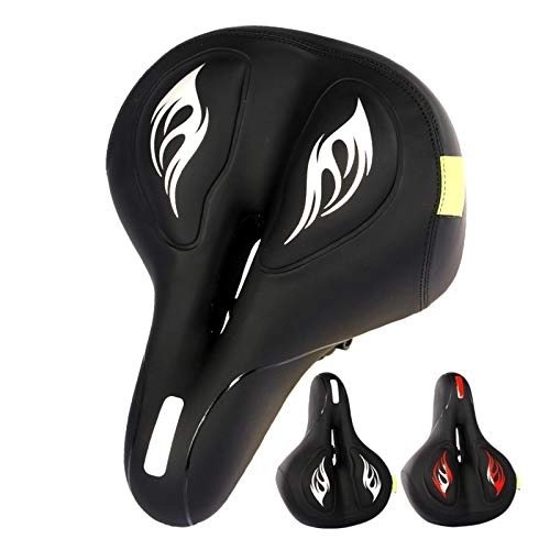 Mountain Bike Seat : OEMC Bike Saddle Hollow Ergonomic Bicycle ​Seat Breathable Bikes Accessories Saddles, Waterproof, Shockproof for City Cycle, Road, Mountain Bicycles, silver