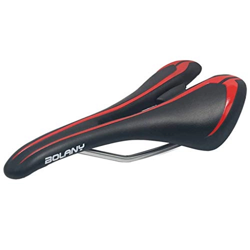 Mountain Bike Seat : PBTRM Road Cycling Bicycle Seat Accessories Cushion, Mountain Bike Saddle, Hollow Seat, Breathable And Shock Absorbing, for Men / Women, Mountain Bikes, City Bikes