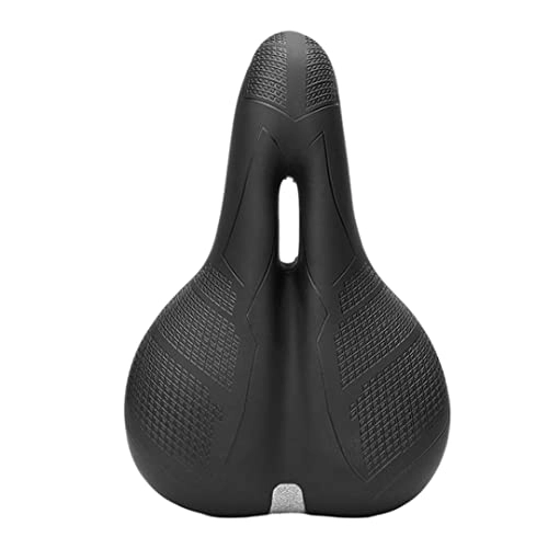 Mountain Bike Seat : PJKKawesome Bicycle Wide Seat Super Soft Saddle, Bicycle Saddle Replacement Accessories, Comfortable for Both Men and Women, Compatible with Mountain Bikes and Stationary Bicycles