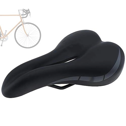 Mountain Bike Seat : PRDECE Bike Seat Bicycle Saddle Thickened Soft High-end Cycling Bike Saddle Seat With Hollow Breathable Design For Mountain Bicycle