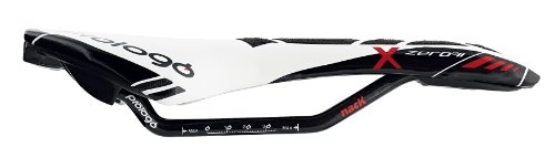 Mountain Bike Seat : Prologo Saddle CPC X Zero II Nack 134 White / Black