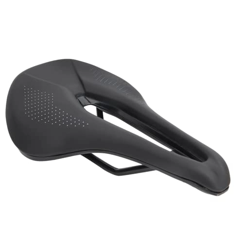 Mountain Bike Seat : PU Black Road Mountain Bike Bicycle Soft Hollow High robustness durable Cycling Saddle Cushion Pad for Home Entertainment