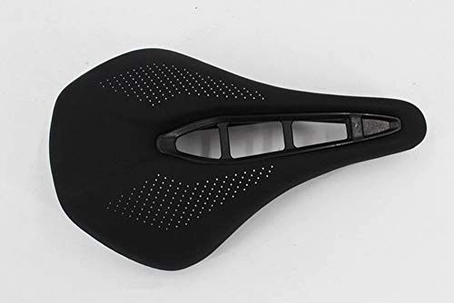 Mountain Bike Seat : Qivor New MTB Bicycle Hollow Saddle Road Bike Mountain Bike Saddle Soft Leather Seat Bicycle Cushion Spare Parts 250 * 145mm