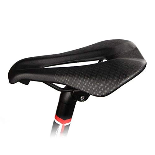 Mountain Bike Seat : QSCTYG Bicycle Seat Breathable Road MTB Mountain Bike Comfort Saddle Bicycle Parts cycling Cushion Wide Cycling Seat bicycle saddle (Color : 1218)