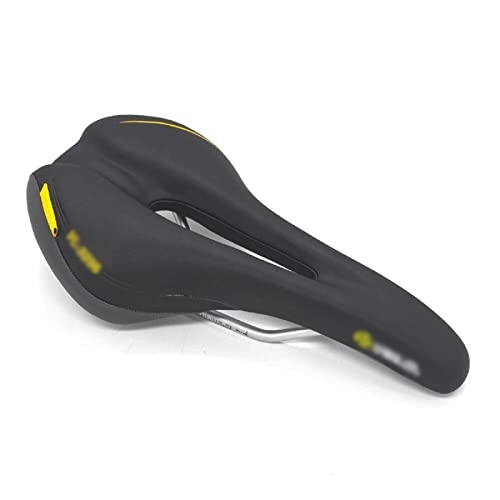 Mountain Bike Seat : Rwlre Racing Bicycle Saddle, Bicycle Saddle Mtb Mountain Bike Saddle Comfortable Seat Cycling Super-Soft Cushion Seatstay Parts 298g Only (Color : Black, Size : 273x148mm)