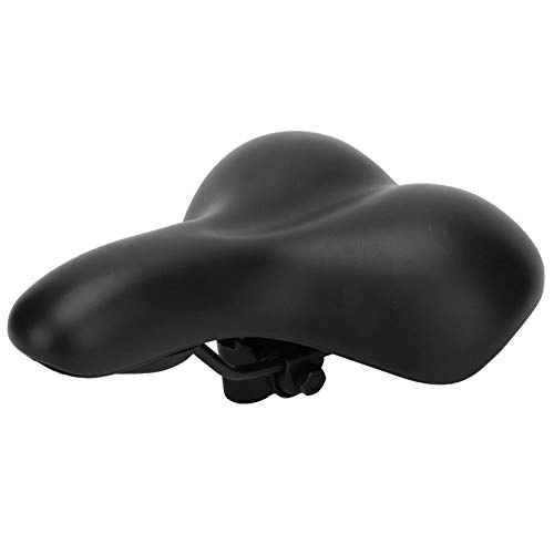 Mountain Bike Seat : SALALIS Bicycle Saddle Cushion Soft Mountain Bicycle Saddle Seat, for Folding Bikes(black)