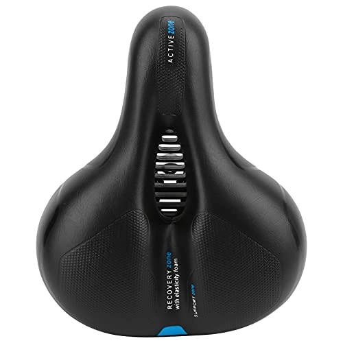 Mountain Bike Seat : SALALIS Shockproof Bike Saddle, Simple Installation Mountain Bike Saddle Bike Saddle Hollow Breathable Bike for MTB Mountain Bike / Road Bike(blue)