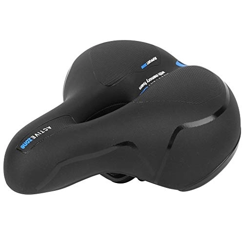 Mountain Bike Seat : SANON Thicken High Density Good Elastic Large Ass Mountain Bike Saddle Comfortable Bicycle Seat Cushion Cycling Equipment