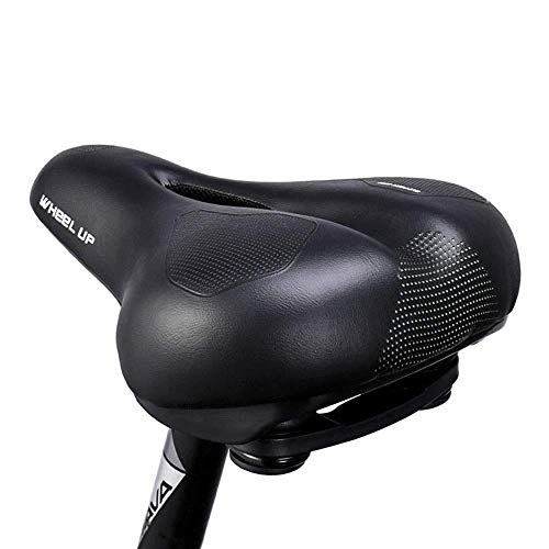 Mountain Bike Seat : Sanqing Mountain Bike Bicycle Seat Saddle Road Bike Accessories For Most Bicycles, Black