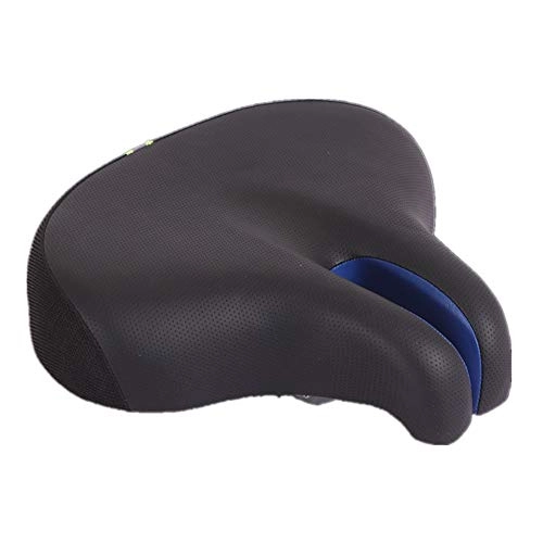 Mountain Bike Seat : Sarahjers-Sport Bicycle Riding Equipment Elastic Bicycle Seat Cushion Comfortable Mountain Bike Seat Cushion Bicycle Riding Equipment (Color : Blue)
