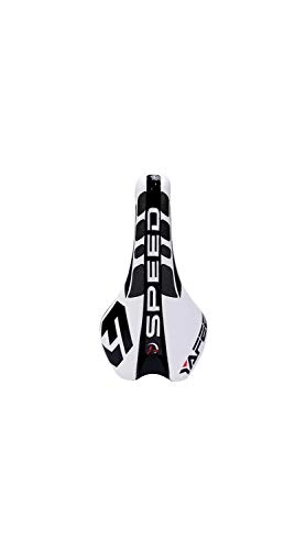 Mountain Bike Seat : SCRT Bicycle Seat Cushion Comfort & Shock Absorption & Decompression Saddle Mountain Bike Bicycle Accessories (color : Black And White)