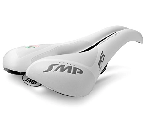 Mountain Bike Seat : Selle sMP tRK selle large / ladybianco, femme, 272x 177mm, 400g