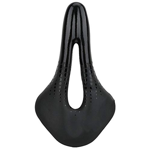 Mountain Bike Seat : Shipenophy Outdoor Road Mountain Bike Bicycle Soft Hollow Cycling Saddle Shock Reduction Cushion Pad Seat Accessories robust for Home Entertainment for School Sports(black)