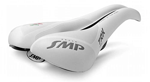 Mountain Bike Seat : SMP Unisex Adult's Sattel-2201709505 Saddle, White, standard size