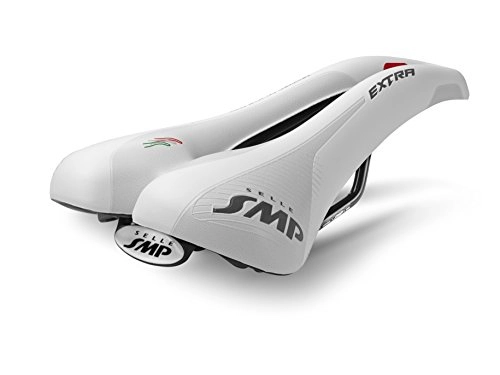 Mountain Bike Seat : SMP Unisex's Extra Saddle, White, Medium