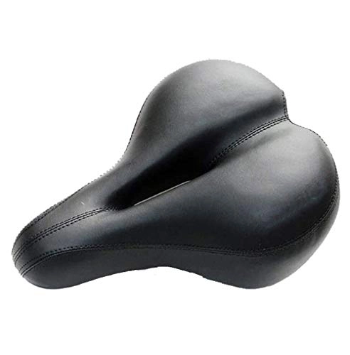 Mountain Bike Seat : SMSOM Comfort Bike Seat for Women or Men, Bicycle Saddle Replacement Padded Soft High Density Memory Foam with Dual Shock Absorbing Rubber Balls Suspension Universal Waterproof Fit for Indoor / Outdoor